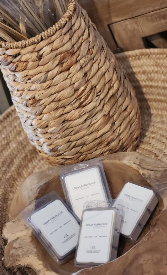 Wax cube melts