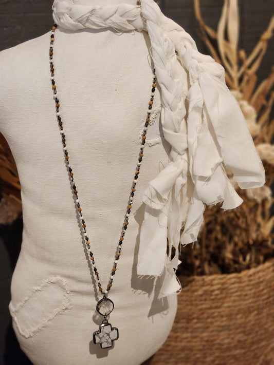 McCall Necklace White
